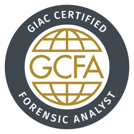 GCFA certification logo